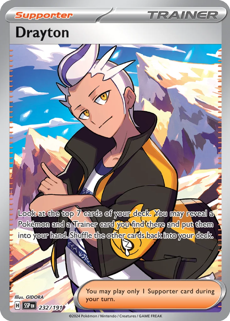 Drayton 232/191 Surging Sparks (Holo)