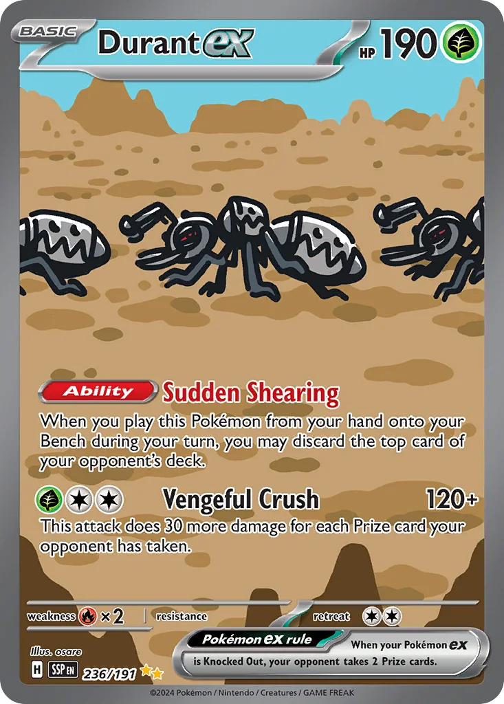 Durant ex 236/191 Surging Sparks (Holo)