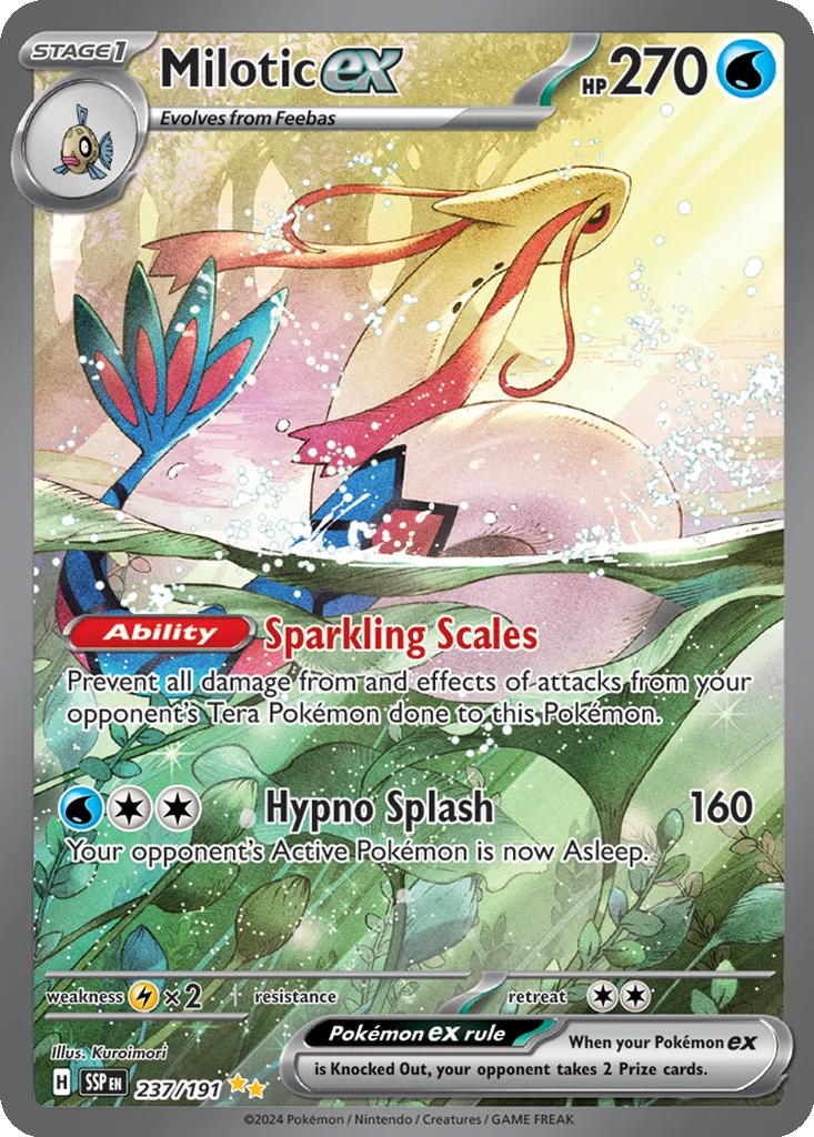 Milotic ex 237/191 Surging Sparks (Holo)