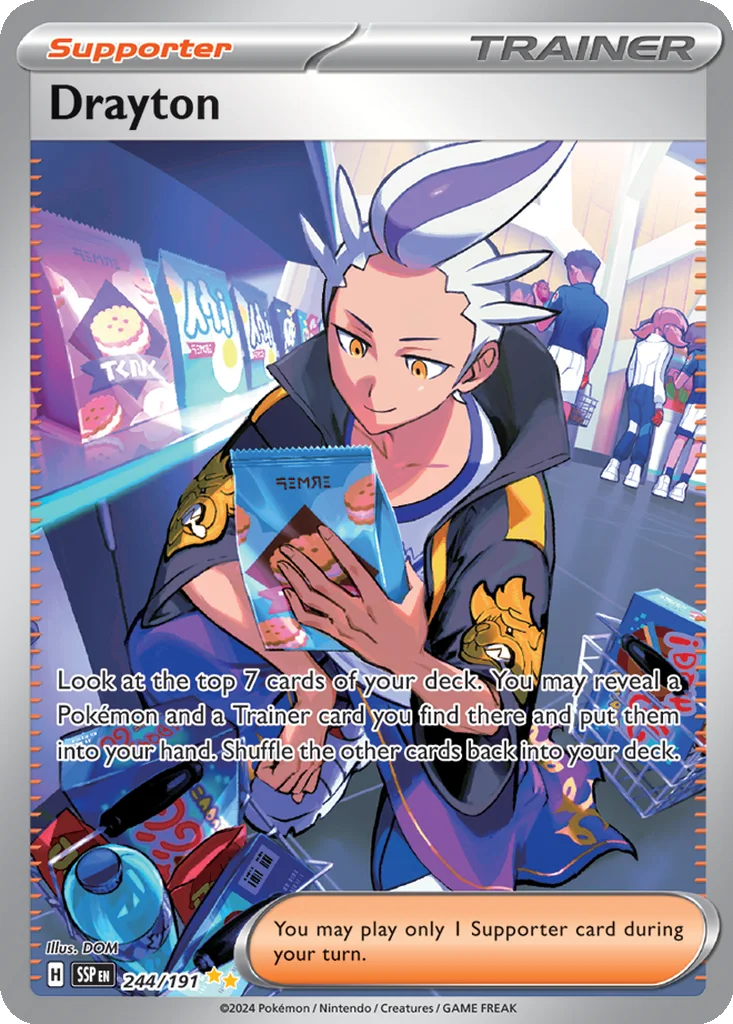 Drayton 244/191 Surging Sparks (Holo)