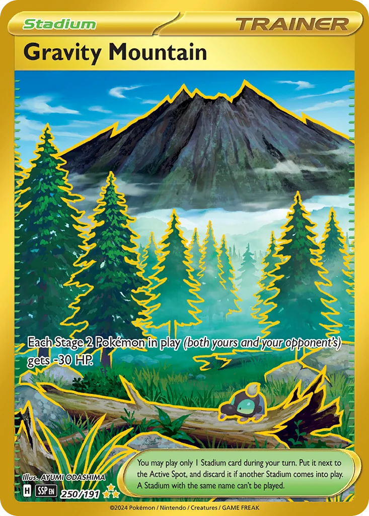 Gravity Mountain 250/191 Surging Sparks (Holo)