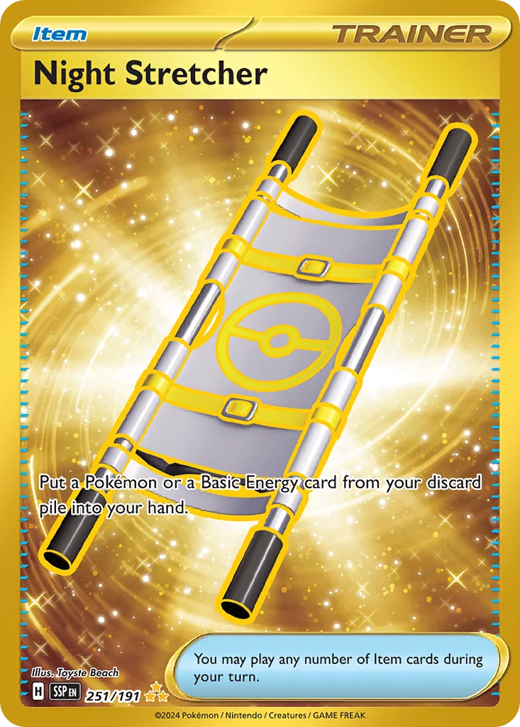 Night Stretcher 251/191 Surging Sparks (Holo)
