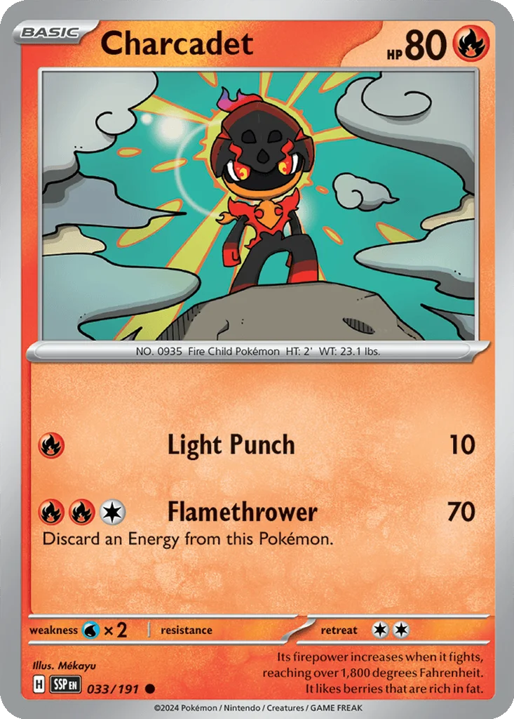 Charcadet 033/191 SV08: Surging Sparks (Normal)