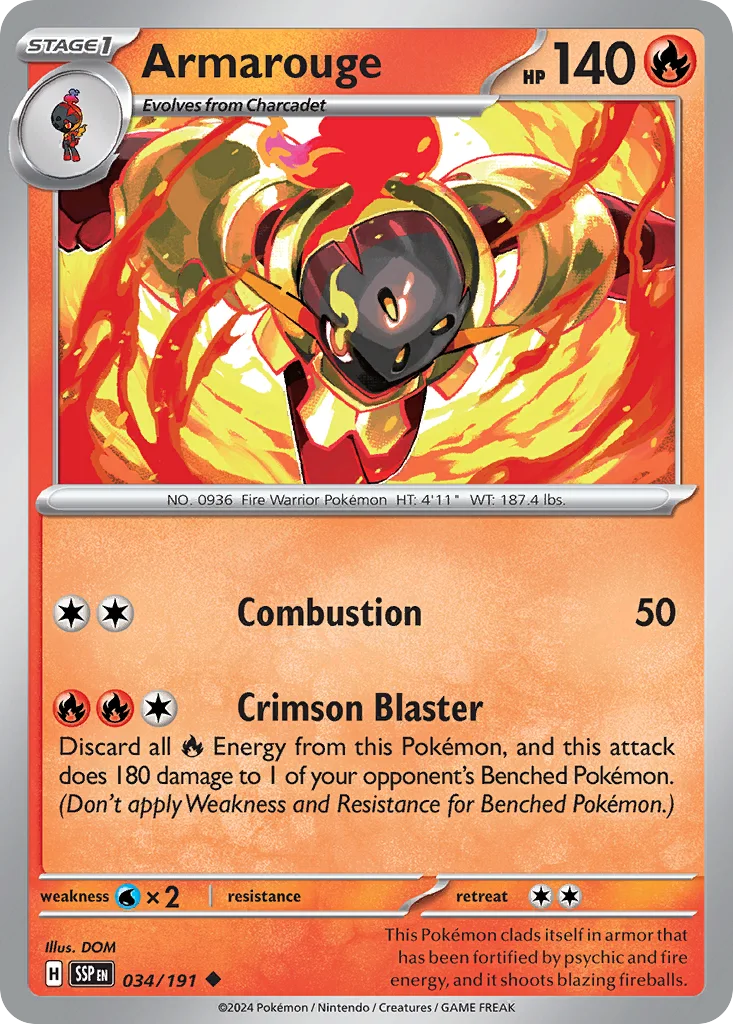 Armarouge 034/191 SV08: Surging Sparks (Normal)