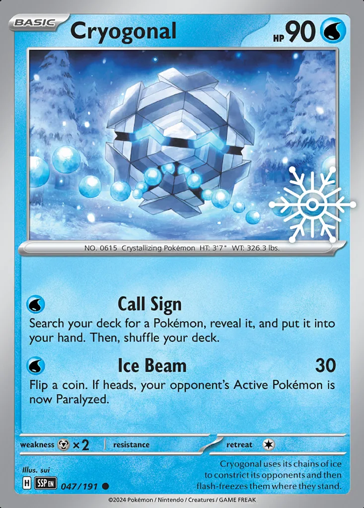 Cryogonal 047/191 Surging Sparks (Holiday Calendar 2025)