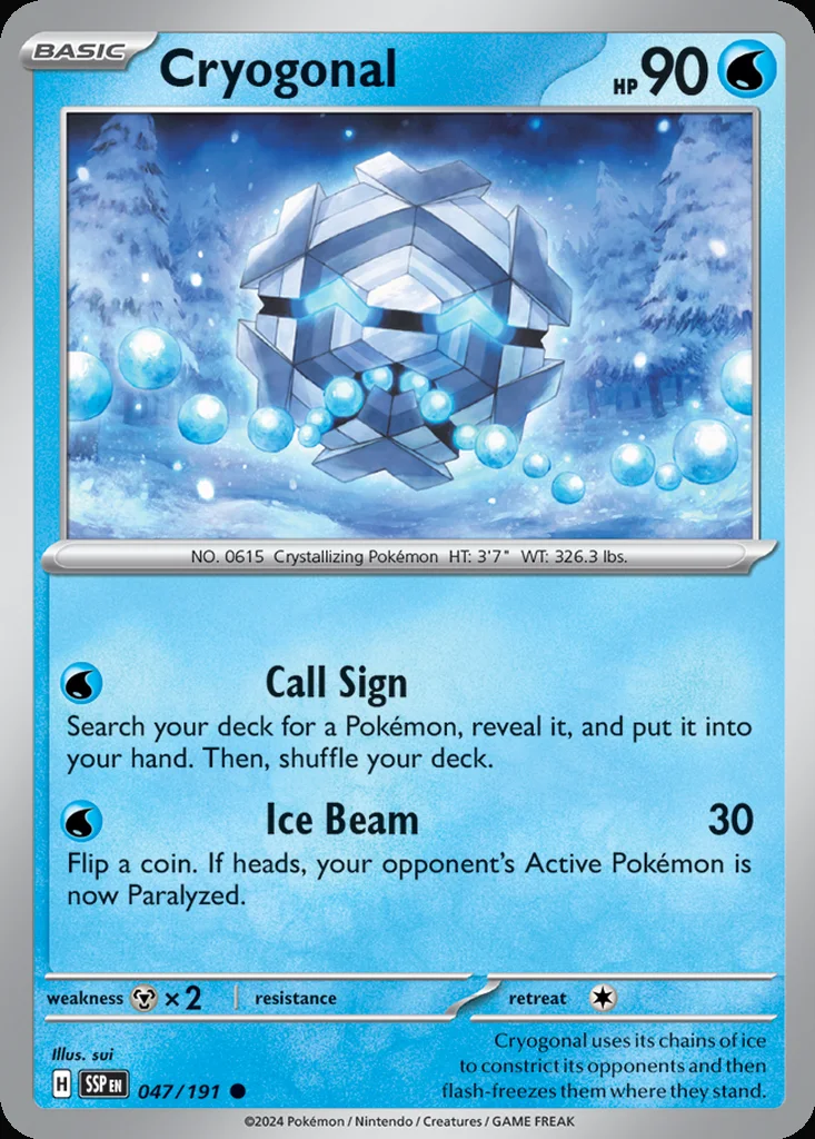 Cryogonal 047/191 SV08: Surging Sparks (Normal)