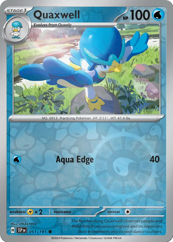Quaxwell 051/191 Surging Sparks (Reverse holo)