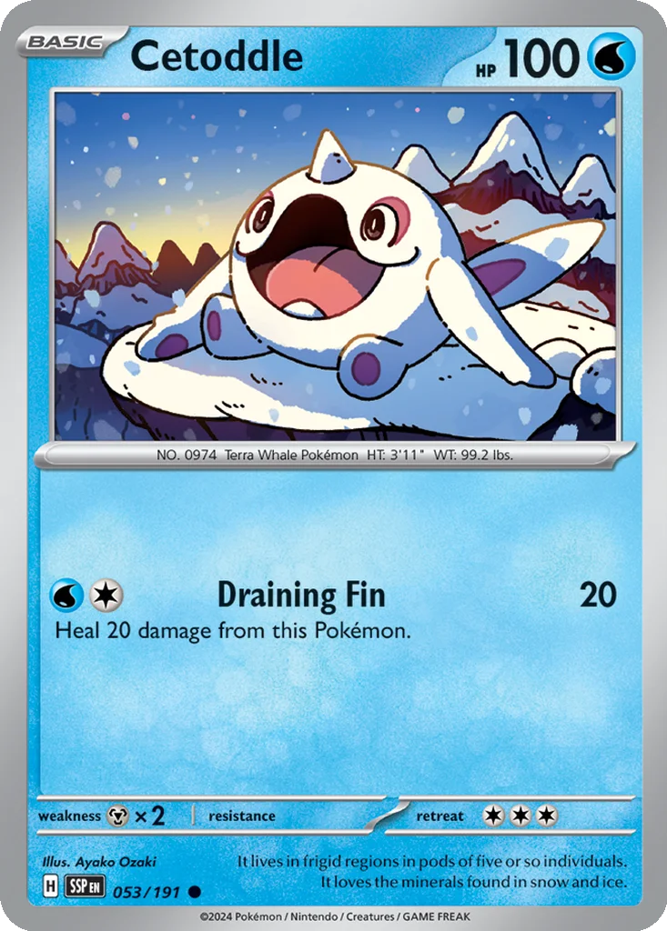 Cetoddle 053/191 SV08: Surging Sparks (Normal)
