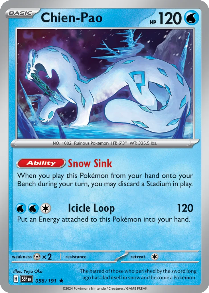 Chien-Pao 056/191 SV08: Surging Sparks (Holo)