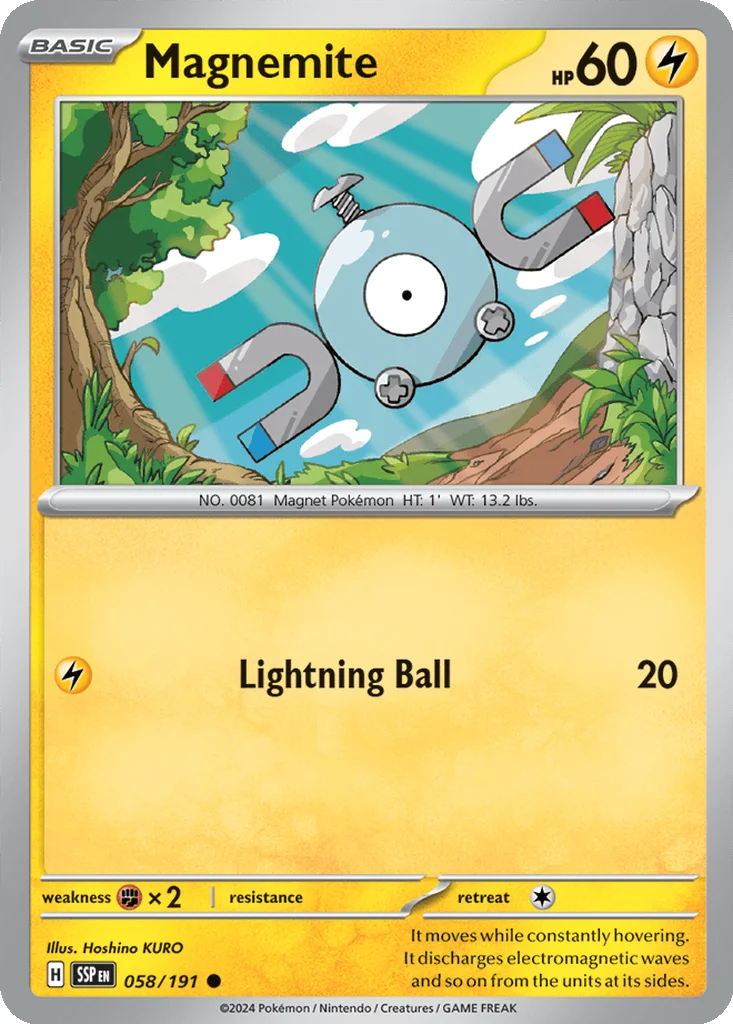 Magnemite 058/191 SV08: Surging Sparks (Normal)