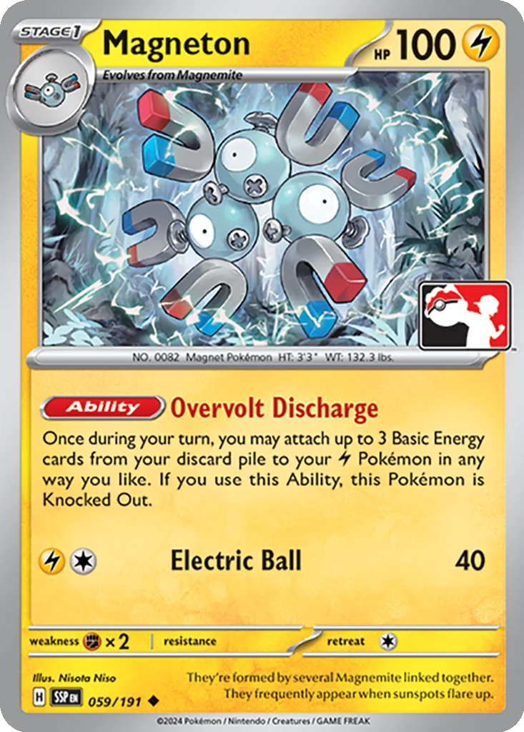 Magneton 059/191 Surging Sparks (Play! Pokémon)