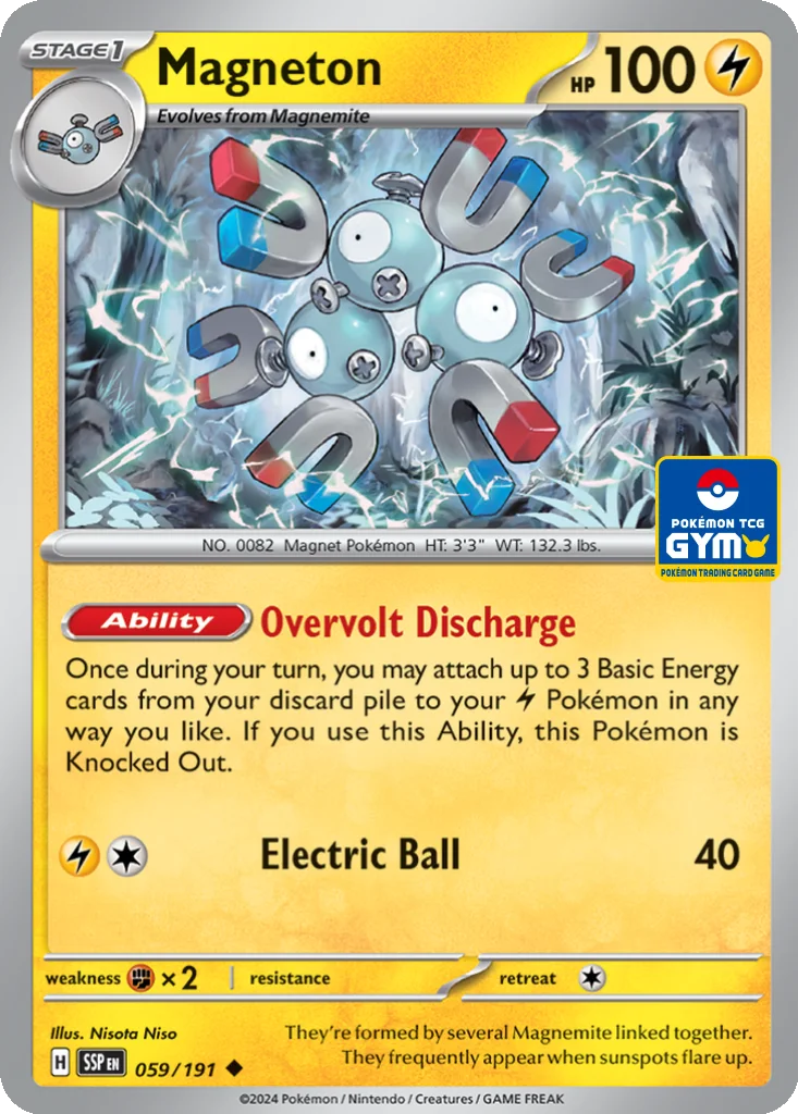 Magneton 059/191 Surging Sparks (Pokémon TCG Gym)