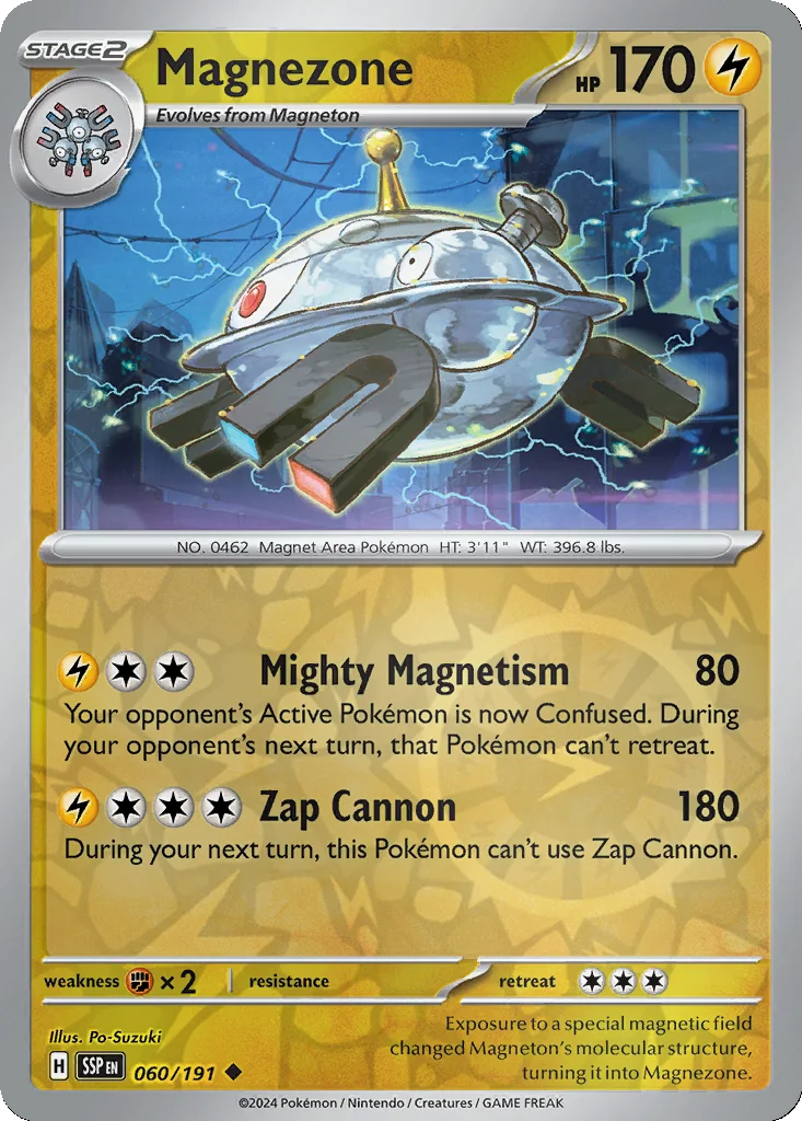 Magnezone 060/191 Surging Sparks (Reverse holo)
