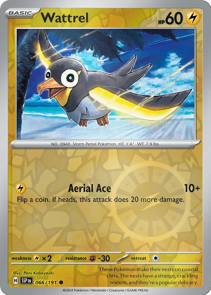 Wattrel 066/191 SV08: Surging Sparks (Reverse holo)