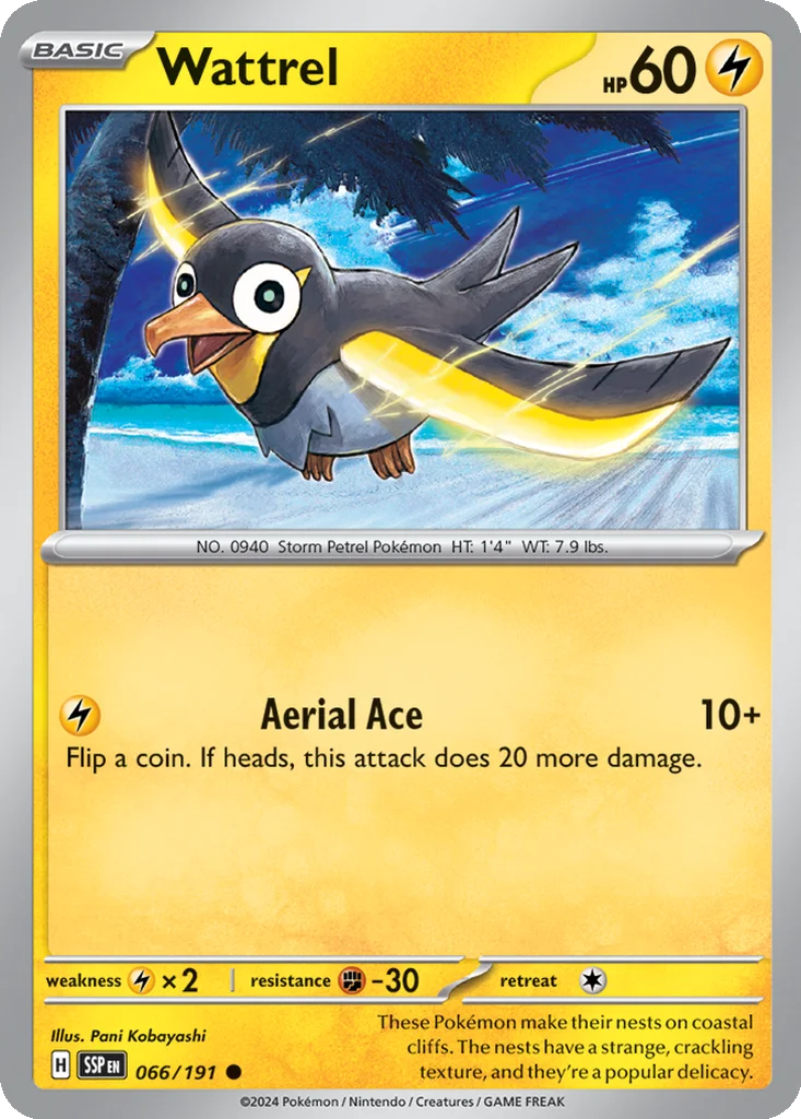 Wattrel 066/191 SV08: Surging Sparks (Normal)