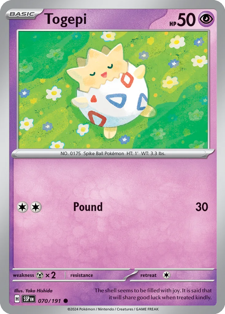 Togepi 070/191 SV08: Surging Sparks (Normal)