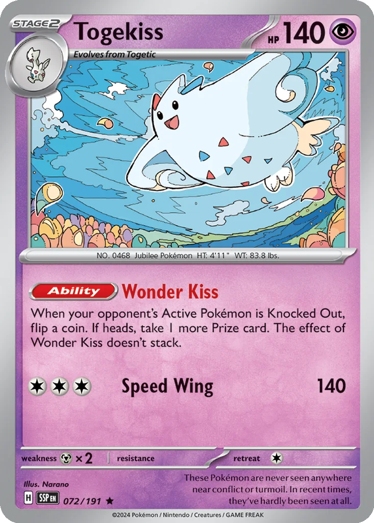 Togekiss 072/191 SV08: Surging Sparks (Holo)