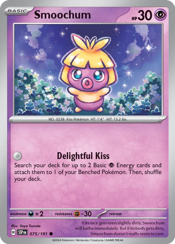 Smoochum 075/191 SV08: Surging Sparks (Normal)