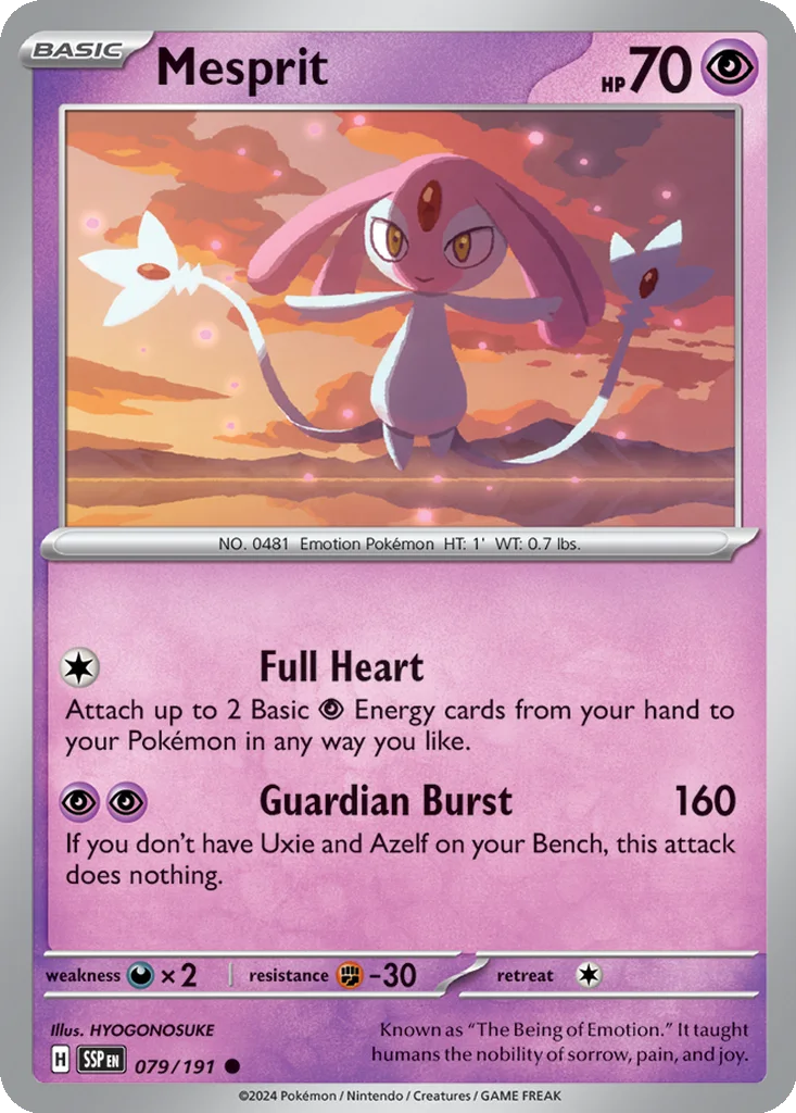 Mesprit 079/191 SV08: Surging Sparks (Normal)