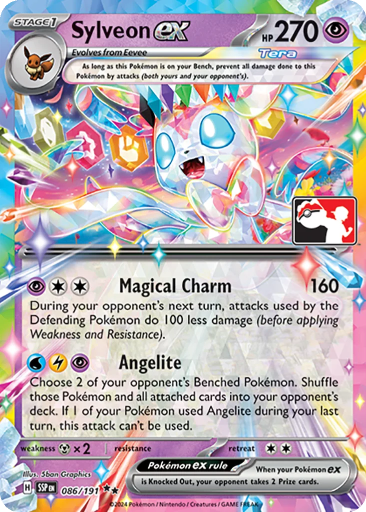 Sylveon ex 086/191 Surging Sparks (Play! Pokémon)