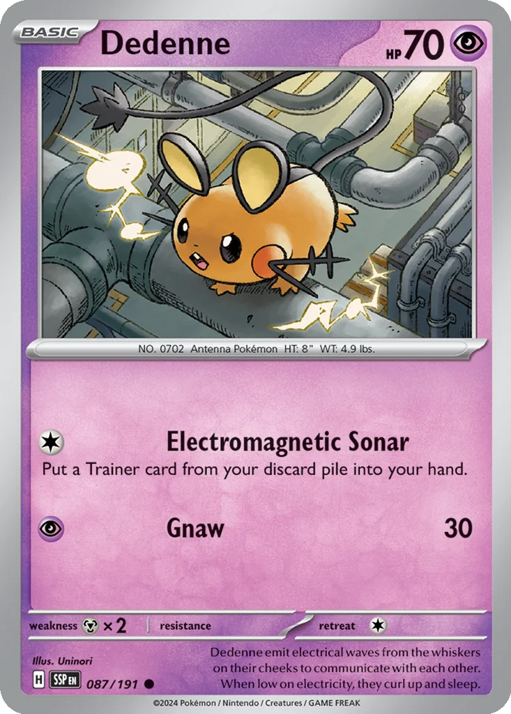 Dedenne 087/191 SV08: Surging Sparks (Normal)