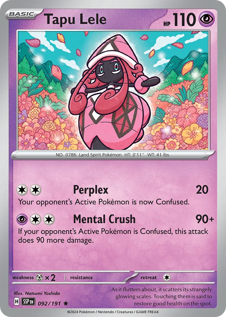 Tapu Lele 092/191 SV08: Surging Sparks (Holo)
