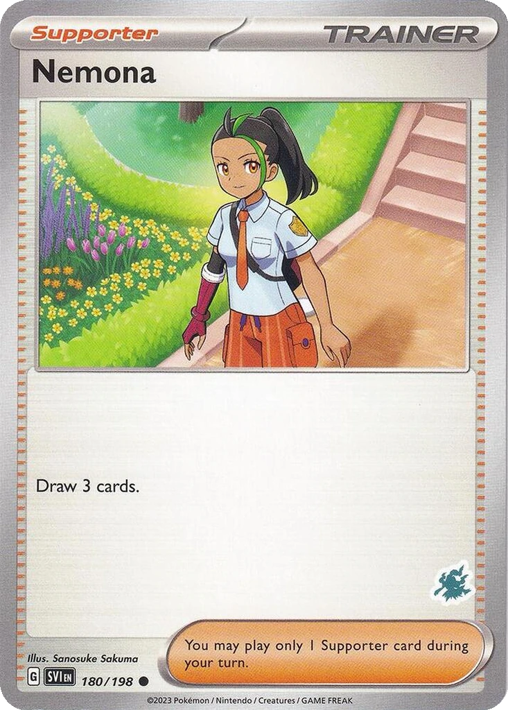 Nemona 180/198 Scarlet & Violet (Battle Academy 2024: Darkrai Deck)