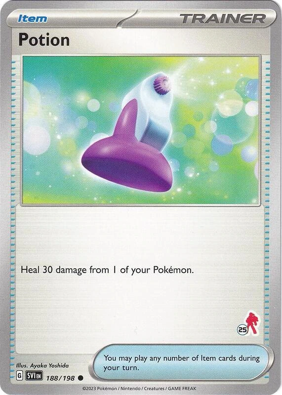 Potion 188/198 Scarlet & Violet (Battle Academy 2024: Armarouge Deck Stamp 25)