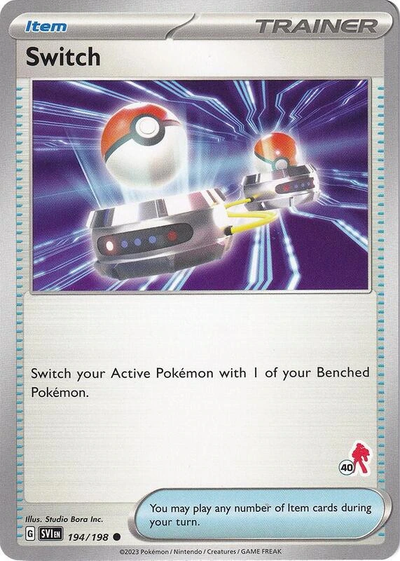 Switch 194/198 Scarlet & Violet (Battle Academy 2024: Armarouge Deck Stamp 40)