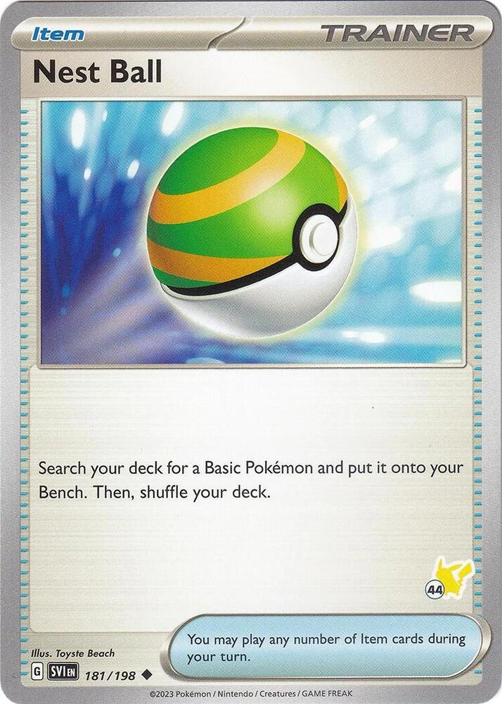 Nest Ball 181/198 Scarlet & Violet (Battle Academy 2024: Pikachu Deck)