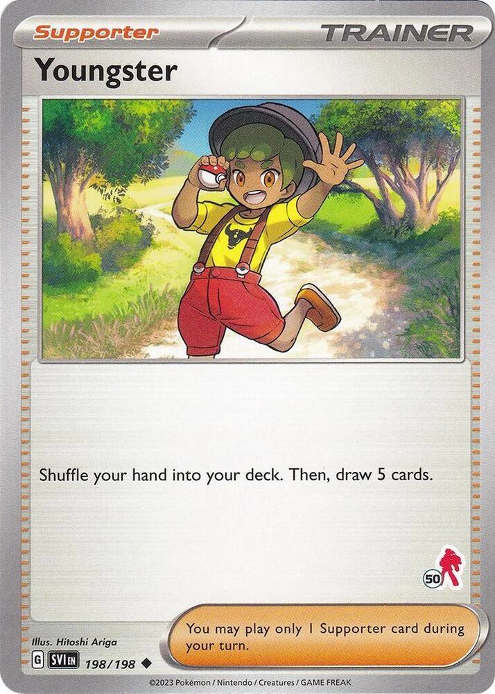 Youngster 198/198 Scarlet & Violet (Battle Academy 2024: Armarouge Deck Stamp 50)