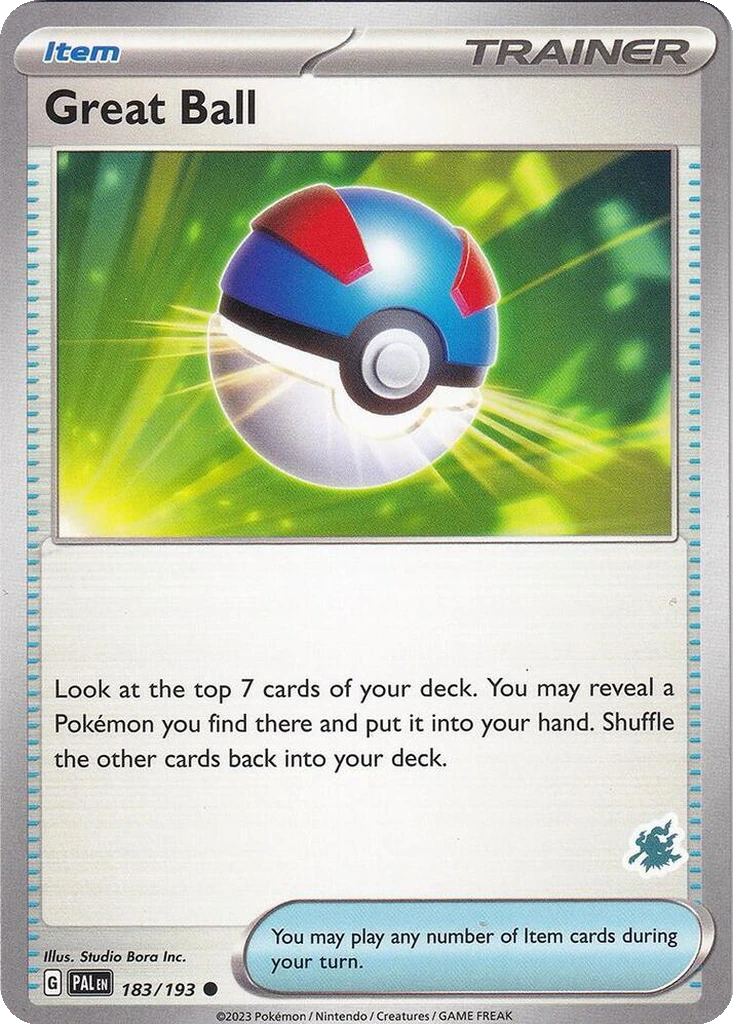 Great Ball 183/193 Paldea Evolved (Battle Academy 2024: Darkrai Deck)