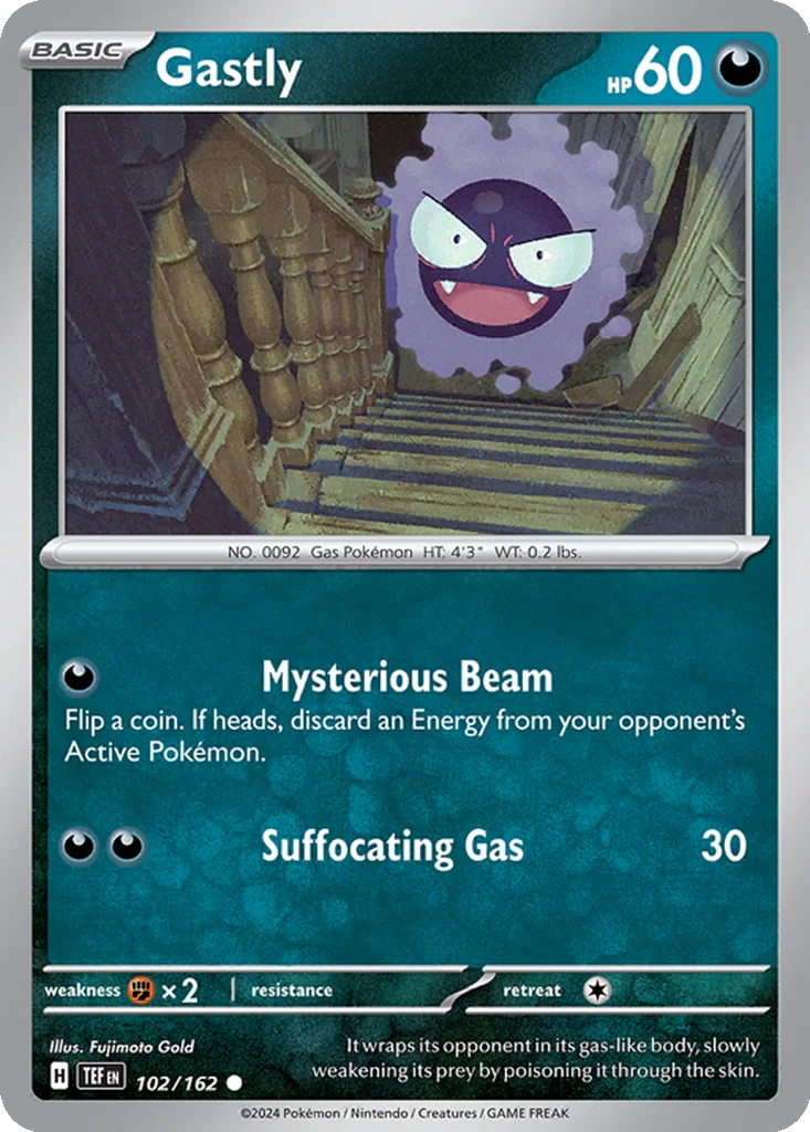 Gastly 102/162 Temporal Forces (Normal)