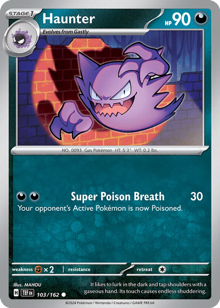 Haunter 103/162 Temporal Forces (Normal)