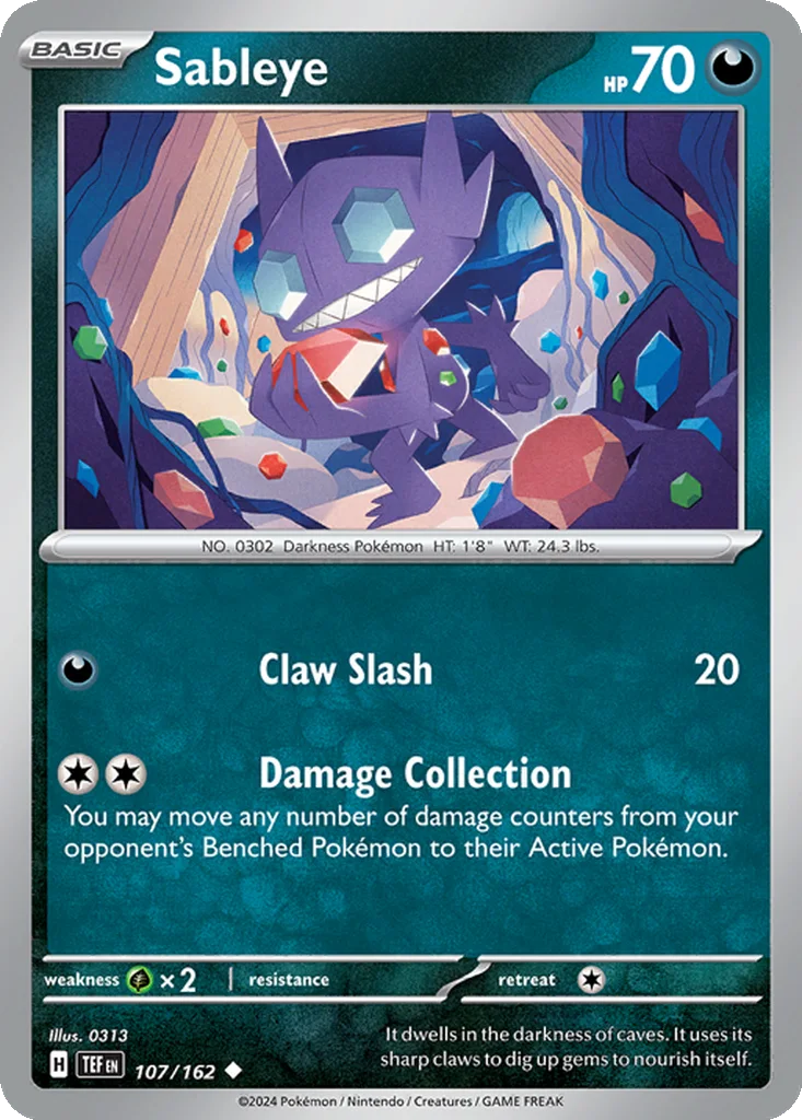 Sableye 107/162 Temporal Forces (Normal)