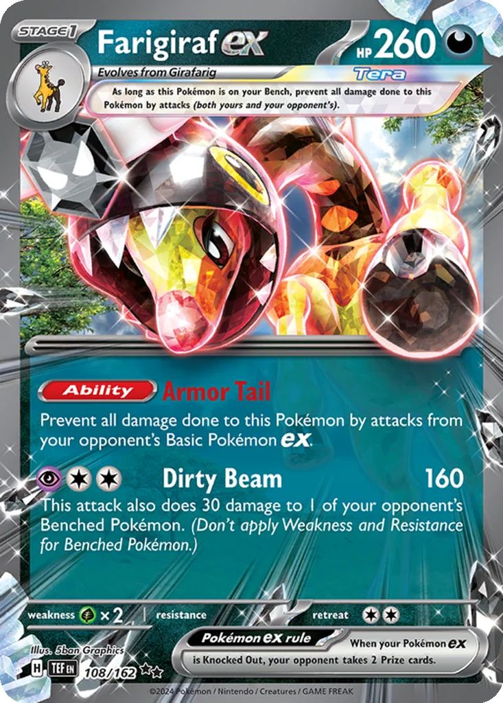 Farigiraf ex 108/162 Temporal Forces (Holo)