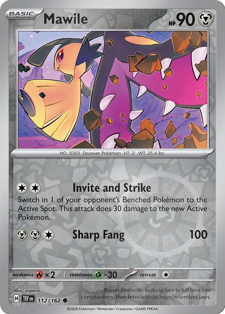 Mawile 112/162 Temporal Forces (Reverse holo)