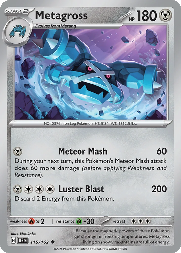 Metagross 115/162 Temporal Forces (Normal)