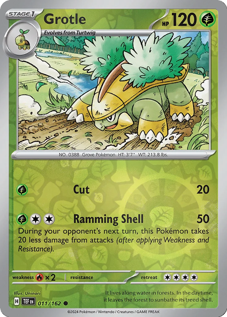Grotle 011/162 Temporal Forces (Reverse holo)