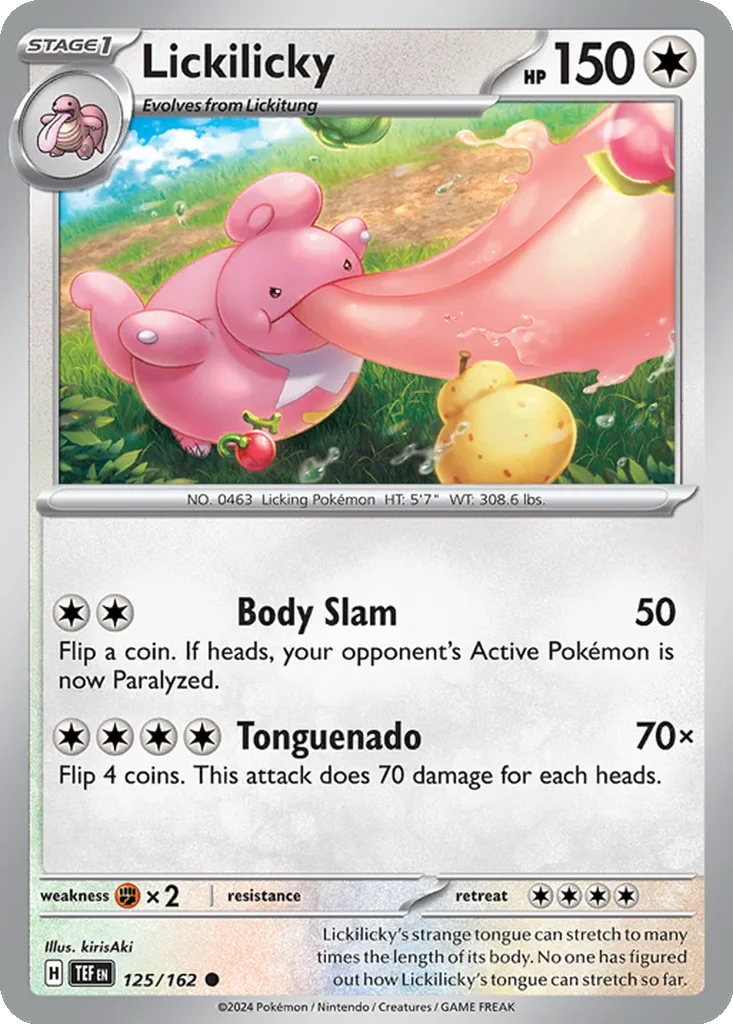 Lickilicky 125/162 Temporal Forces (Normal)