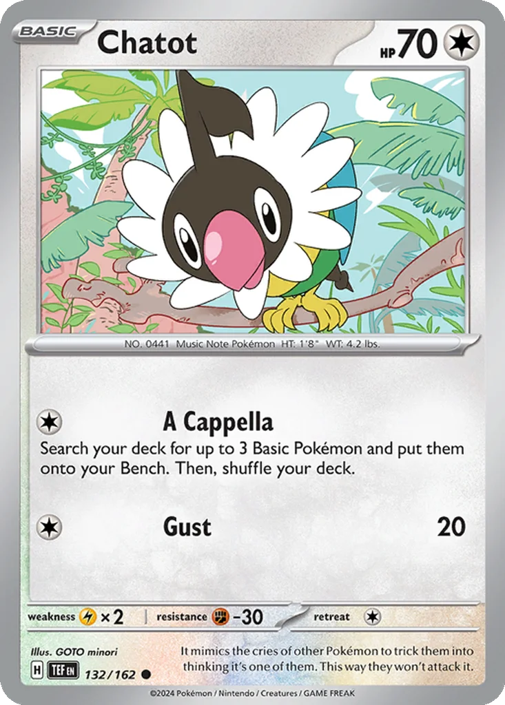 Chatot 132/162 Temporal Forces (Normal)