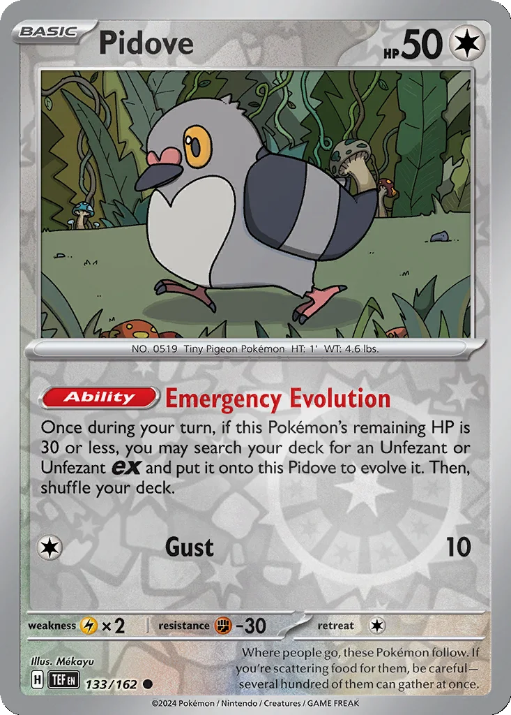 Pidove 133/162 SV05: Temporal Forces (Reverse holo)