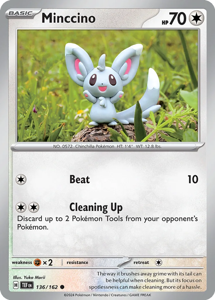 Minccino 136/162 Temporal Forces (Normal)
