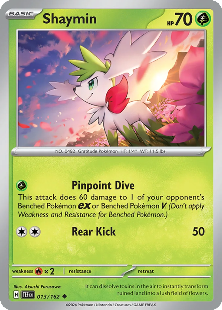 Shaymin 013/162 Temporal Forces (Normal)
