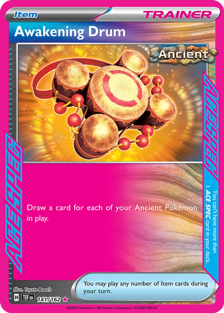 Awakening Drum 141/162 Temporal Forces (Holo)