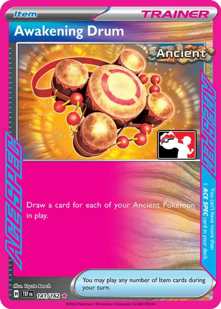 Awakening Drum 141/162 Temporal Forces (Play! Pokémon)