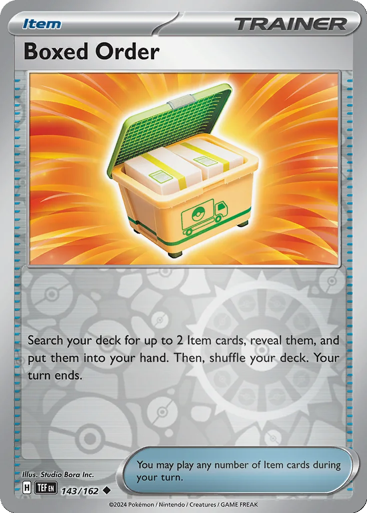 Boxed Order 143/162 Temporal Forces (Reverse holo)