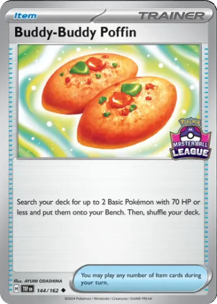 Buddy-Buddy Poffin 144/162 Temporal Forces (Master Ball League)