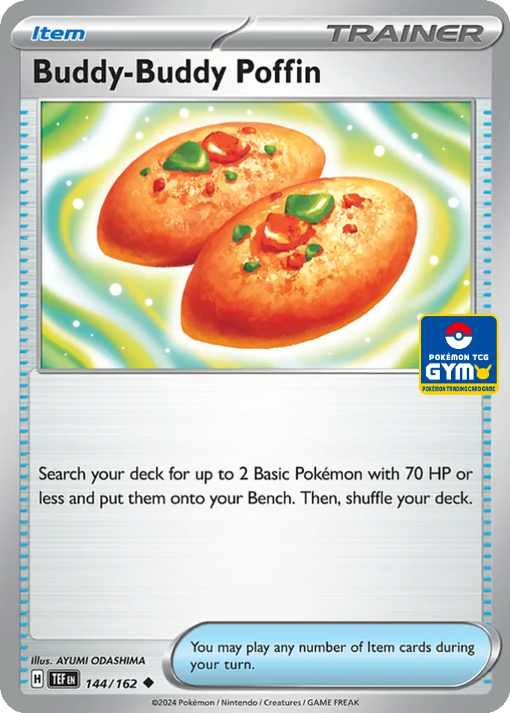 Buddy-Buddy Poffin 144/162 Temporal Forces (Pokémon TCG Gym)