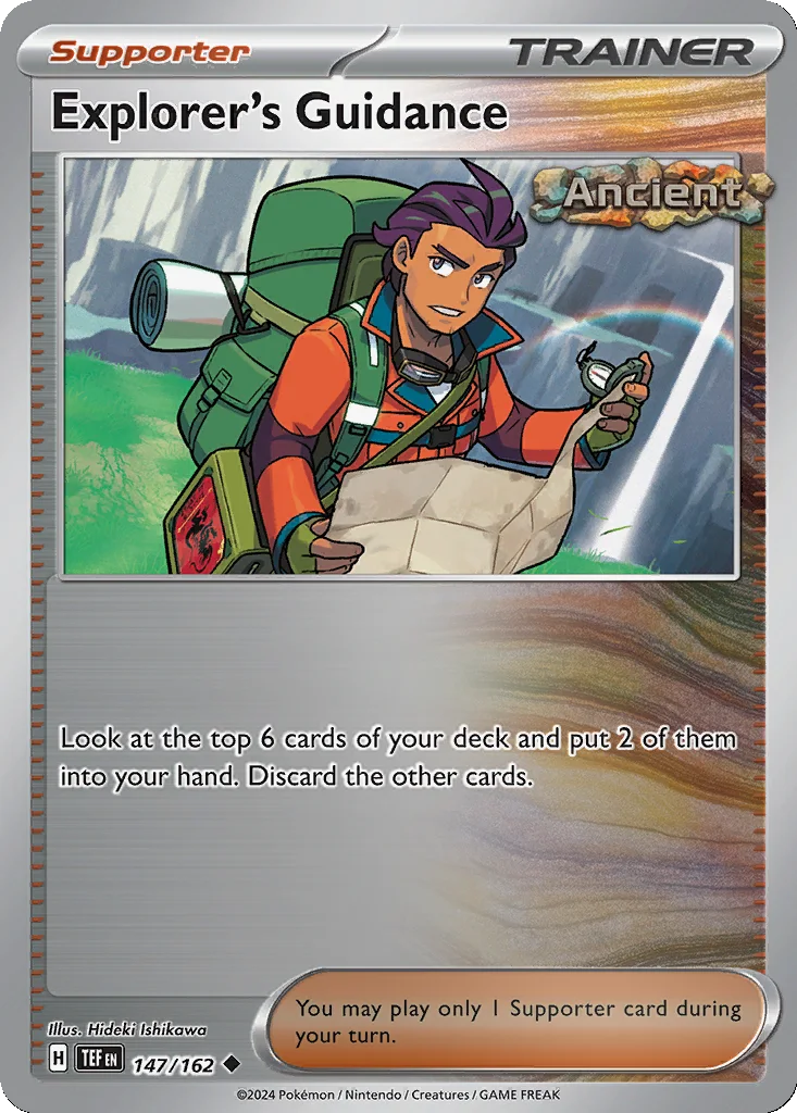 Explorer's Guidance 147/162 Temporal Forces (Reverse holo)